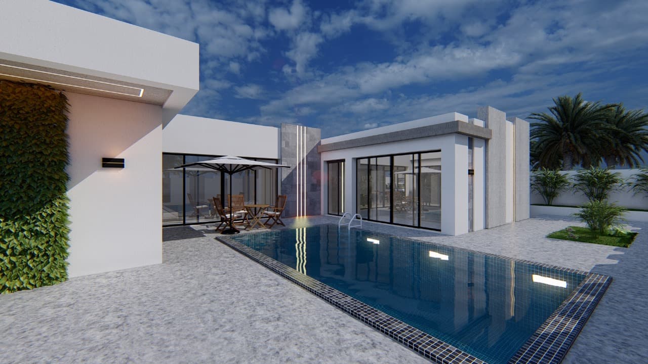 Villas Selloum, la piscine
